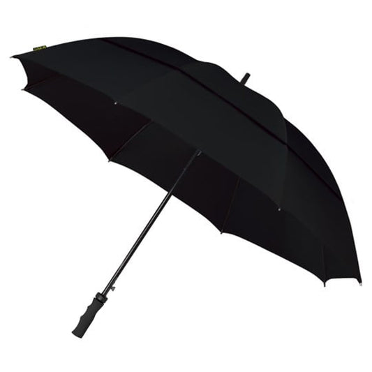 Black ECO Golf Umbrella - Automatic - Vented - Windproof