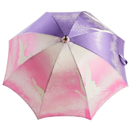 Pink Maitsuru Kimono Umbrella