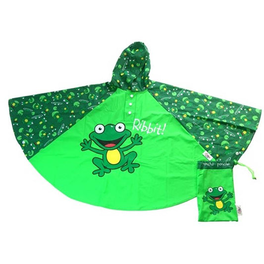 FROGS Childrens Rain Poncho